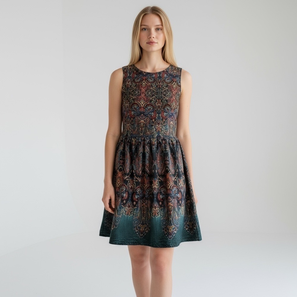 Rue21 Multicolor Abstract Print Top